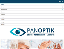 Tablet Screenshot of panoptik.at